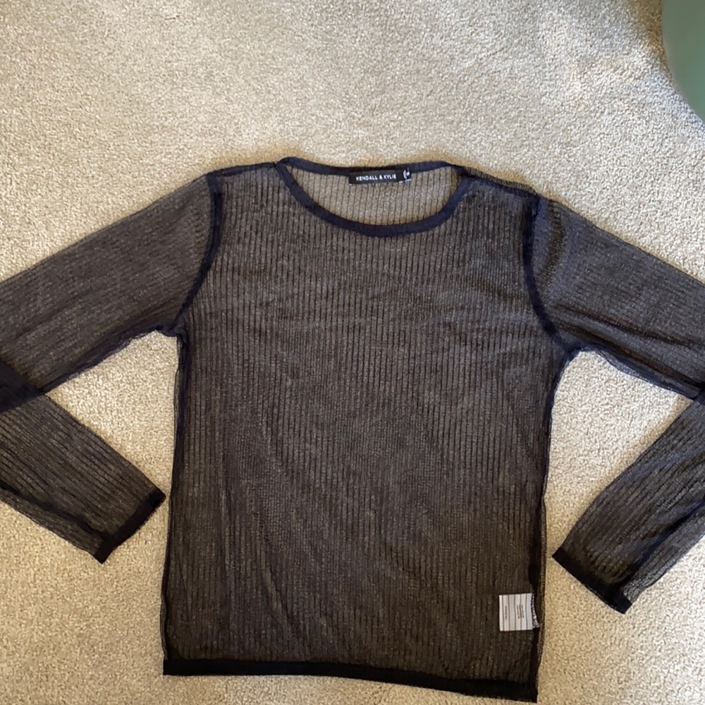 Kendall & Kylie mesh top
